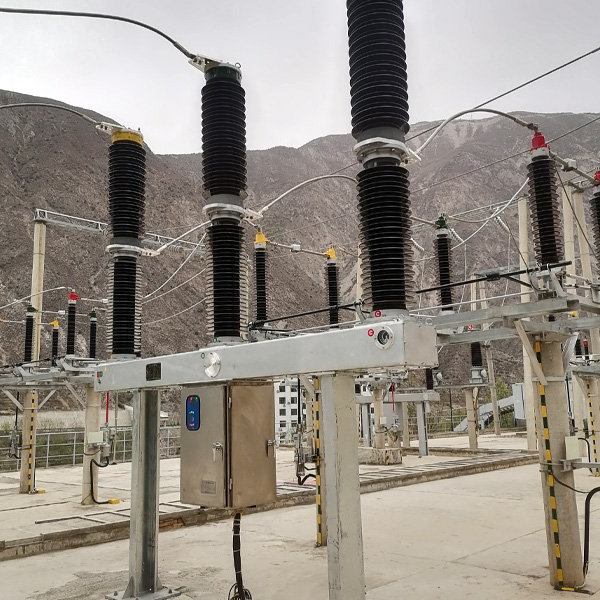 72,5kV de alta tensão de alta tensão SF6 Divocida de circuito da coluna de cerâmica SF6