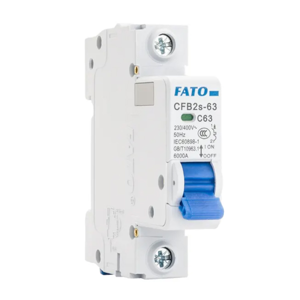 Disjuntor de miniatura CFB2S-63 MCB DIN RAIL AC
